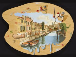 mena11890_Paleta Renascentista_óleo sobre cambraia de linho montada em estrutura rígida_40 x 50 cm_2000BA