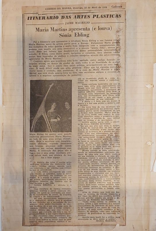 Documentos atestam fora da produo de Ebling