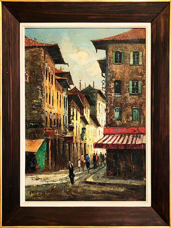 15810-Durv-Vista da cidade baixa de Salvador-80x60cm-1968 15810-Durv-Vista da cidade baixa de Salvador-80x60cm-1968