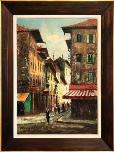 15810-Durv-Vista da cidade baixa de Salvador-80x60cm-1968