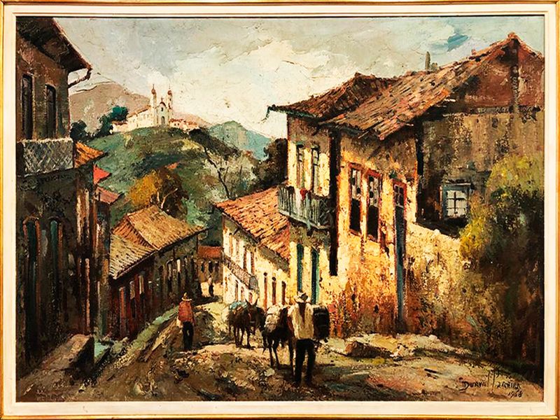15809-Durv-Vista de Ouro Preto-80x120cm-1968 15809-Durv-Vista de Ouro Preto-80x120cm-1968
