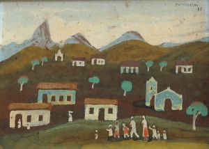 pena40302_aldeia com figuras caminhando_15x20_1986