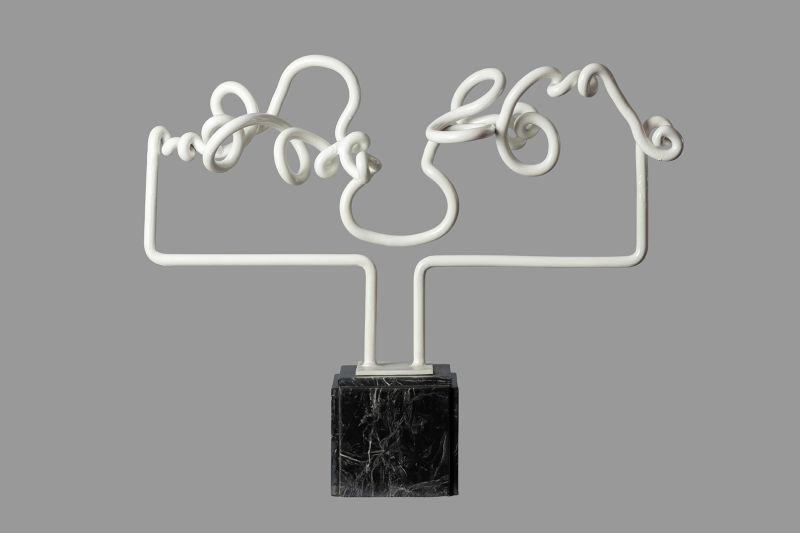 Circunvolução,Alumínio 42x70x17cm-1970