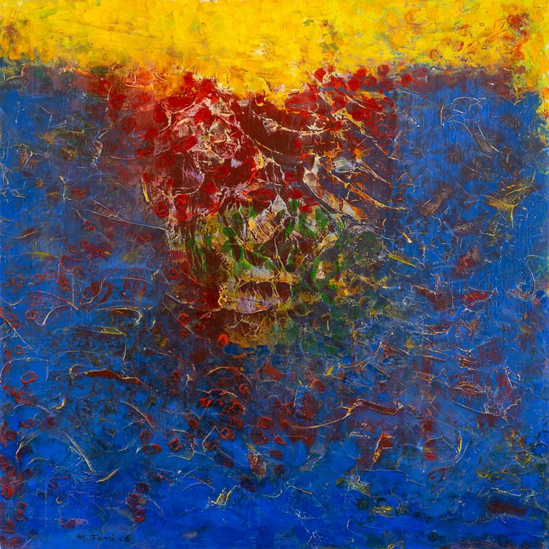 Invasão de Azul o.s.t 100 x 100 cm - 2006