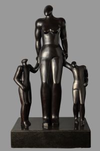 Mãe e filhos,Bronze 164x90x40cm-2007