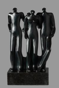 Os amigos II,Bronze 38x29x10cm-2010