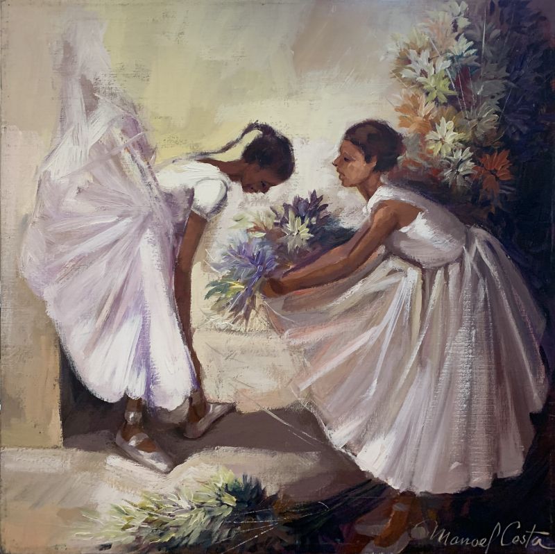 Manoel Costa - Bailarinas com Flores