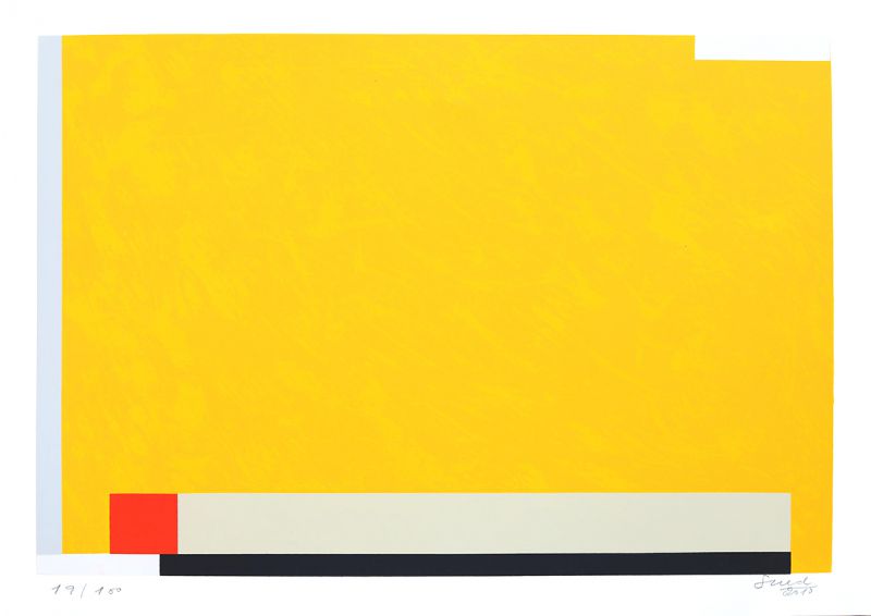 Eduardo Sued - Abstração Geométrica em Amarelo