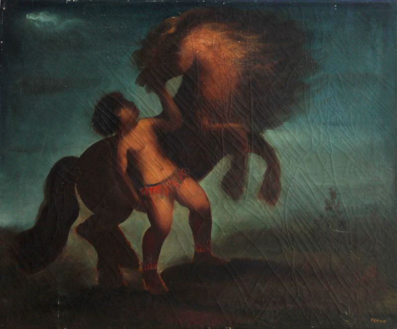 Orlando Teruz - O índio e o cavalo