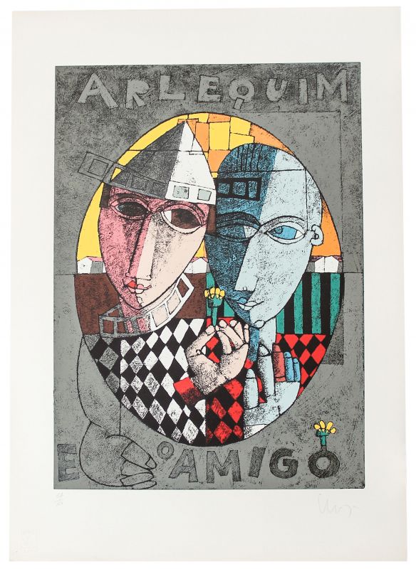 Inos Corradin - Arlequim e o amigo