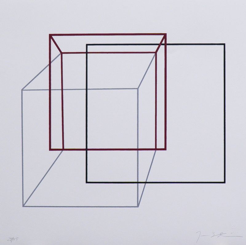 Arnaldo Bataglini - Cubos vermelhos e preto