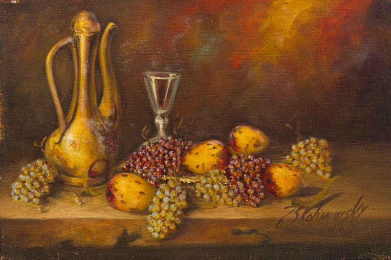 Ricardo Skolimowsky - UVAS/MANGAS ROSA E JARRA METAL