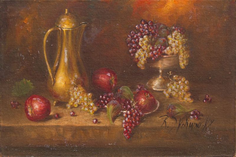 Ricardo Skolimowsky - UVAS E MANGAS JARRO DE COBRE