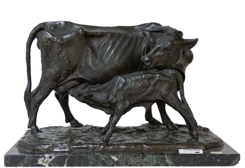 Pierre Jules Mene - VACA AMAMENTANDO BEZERRO