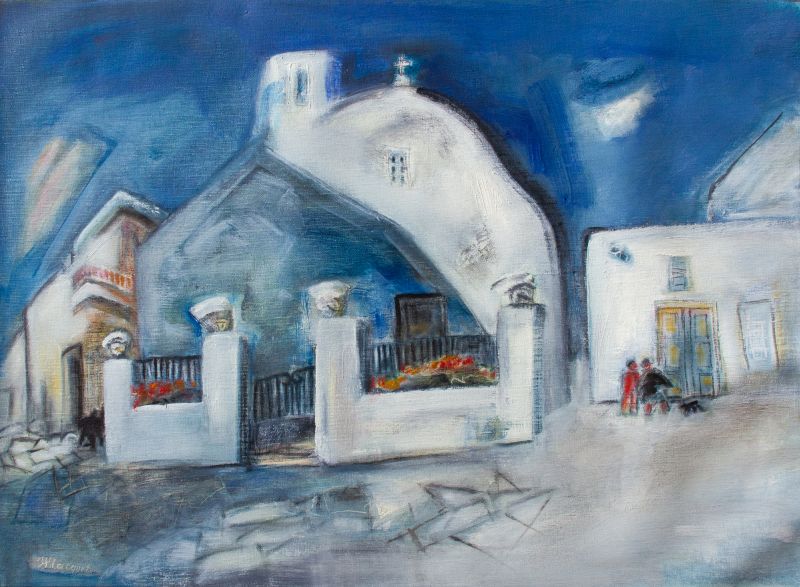 Jean Pierre Lacourt - Eglis� � Mikonos