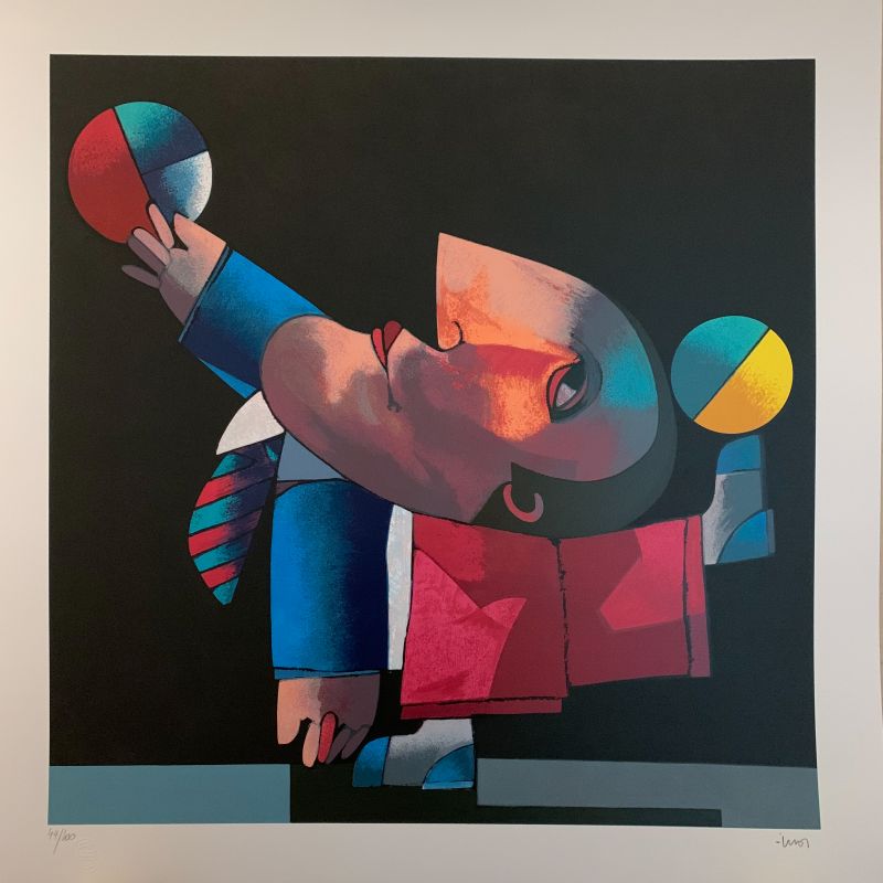 Inos Corradin - Equilibrista com duas bolas