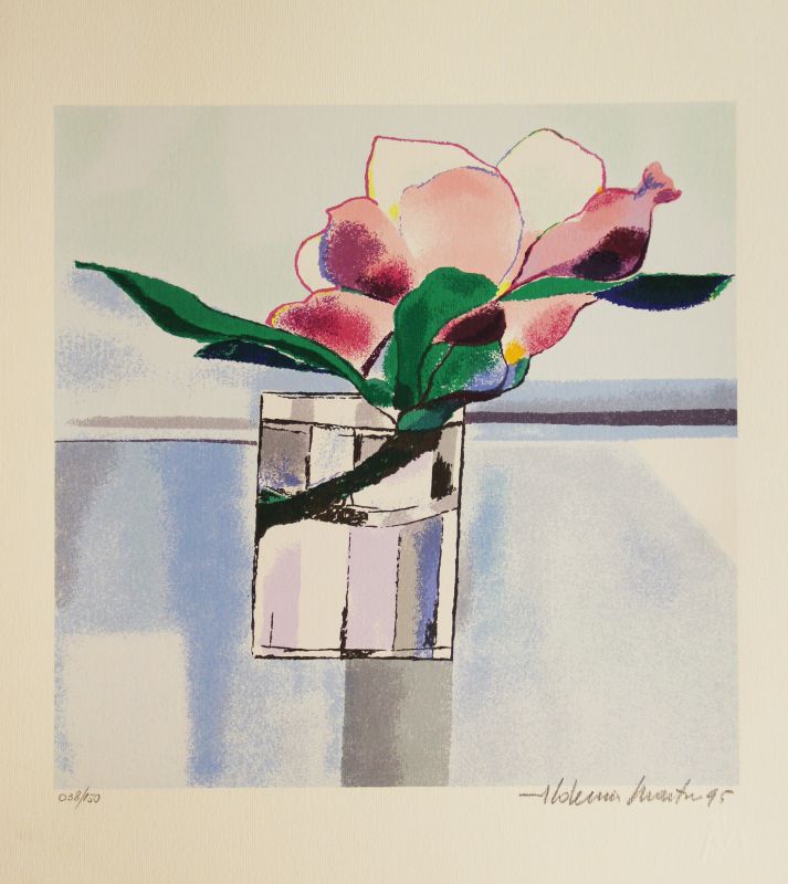 Aldemir Martins - Copo com Flor