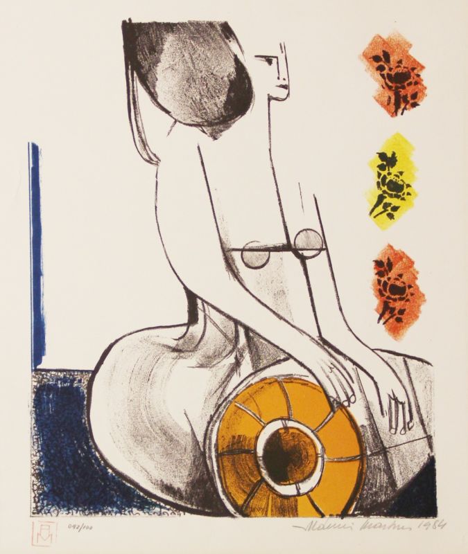 Aldemir Martins - Mulher Rendeira