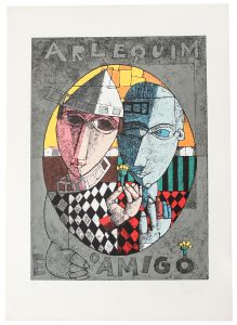 Inos Corradin - Arlequim e o amigo