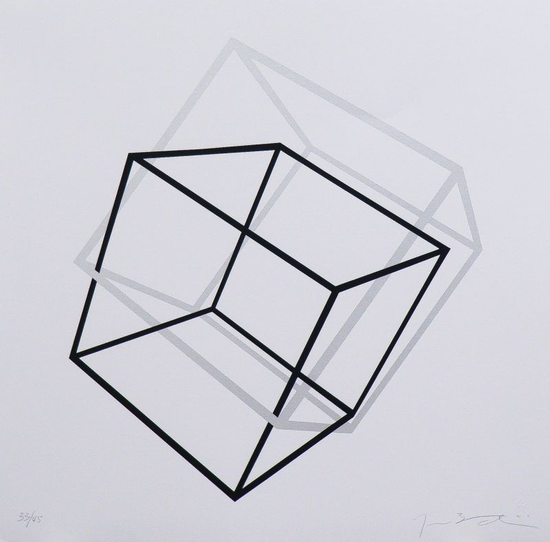 Arnaldo Bataglini - Cubos preto e cinza